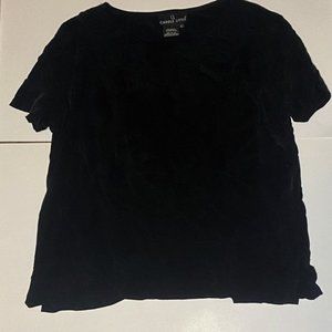 90’s Vintage Blouse in Black Size 10